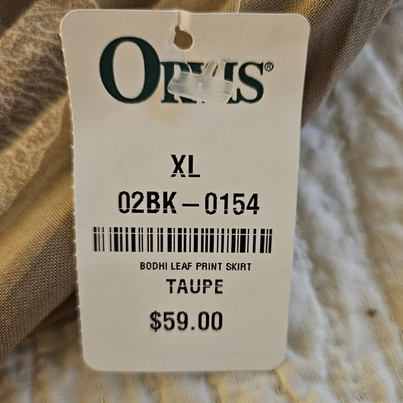 NWT Orvis 100% rayon skirt - Picture 5 of 5